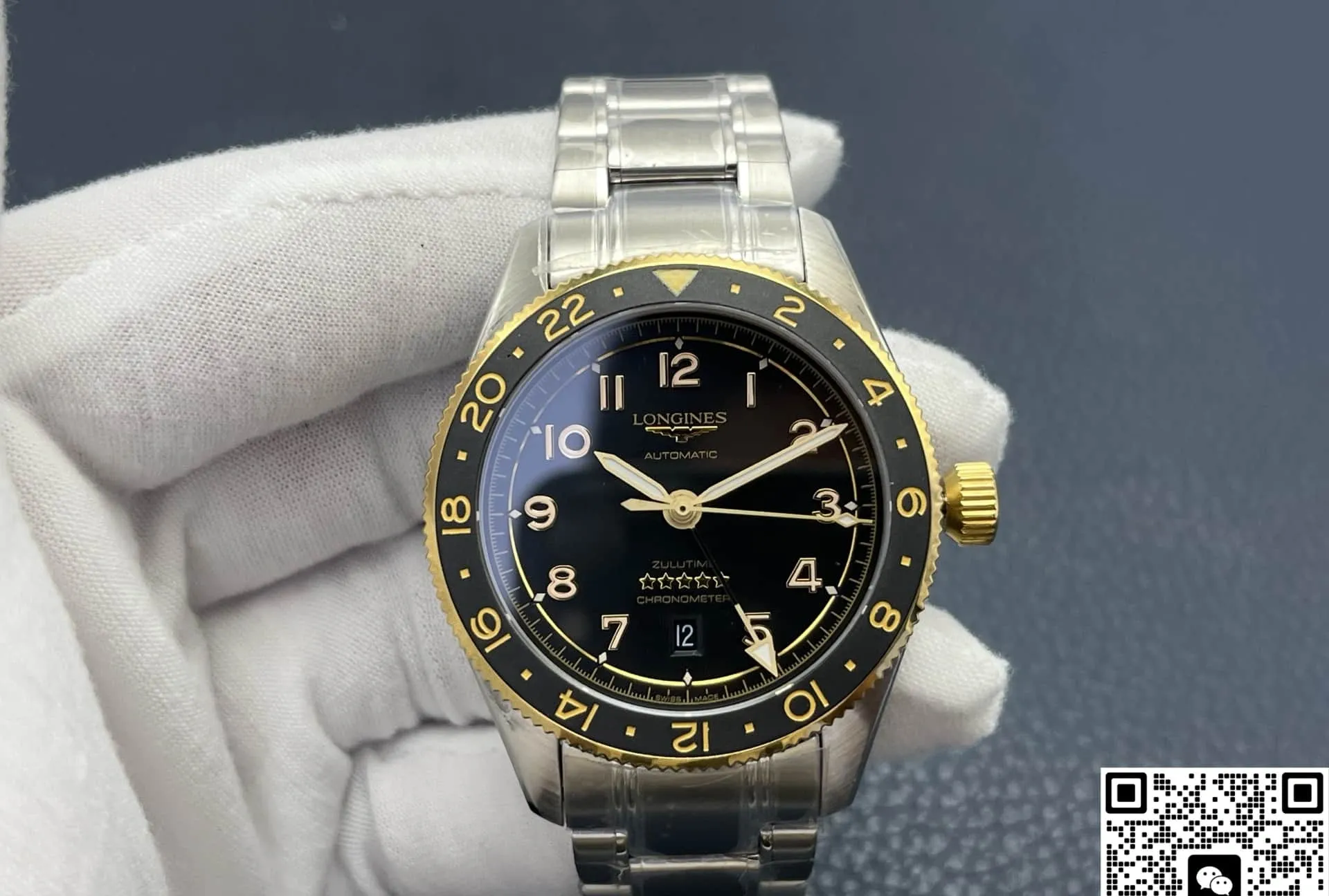 LG Factory Longines Spirit L3.812.5.53.6 1:1 Best Edition Replica Watch